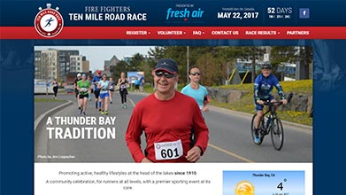 Thunder Bay 10 Mile Road Race Website